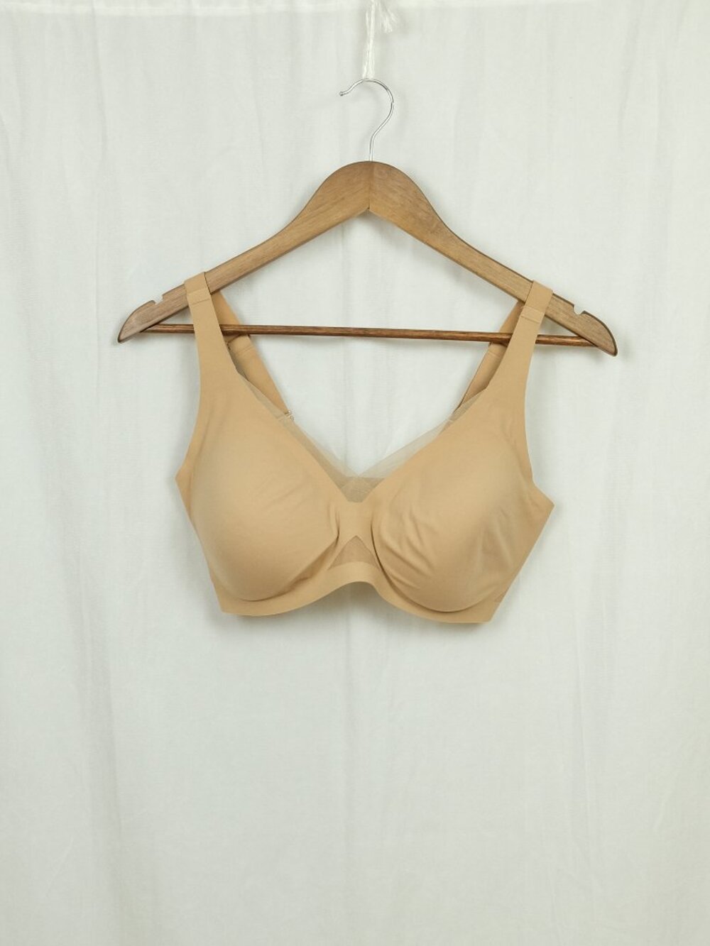 Honeylove Crossover Bra Wireless Beige Comfort 34F